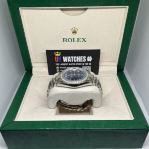 Rolex Day-Date Blue Dial RBR Diamond Bezel Stainless Steel 40mm (5)