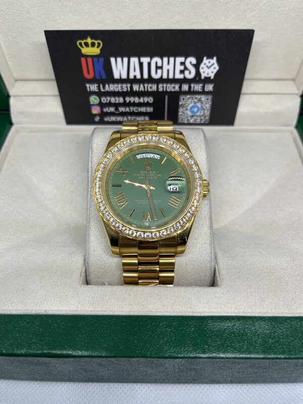 Rolex Day-Date ‘Conor McGregor' RBR Diamond Bezel Full Yellow Gold 40mm (4)