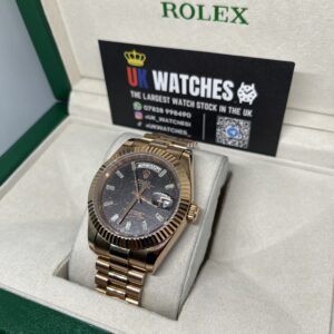 Rolex Day-Date ‘Eisenkiesel' Dial Full Rose Gold 40mm (2)