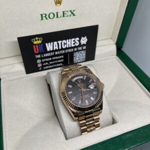 Rolex Day-Date ‘Eisenkiesel' Dial Full Rose Gold 40mm (3)