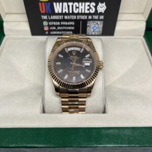 Rolex Day-Date ‘Eisenkiesel' Dial Full Rose Gold 40mm (4)