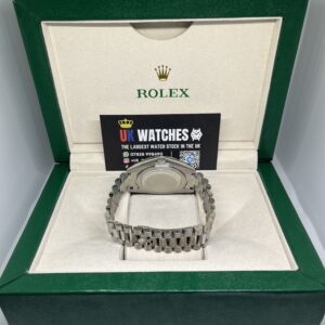 Rolex Day-Date ‘Ice Blue' Platinum Arabic Dial Stainless Steel 40mm (7)