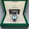 Rolex Day-Date ‘Ice Blue' Platinum Dial Stainless Steel 40mm (1)