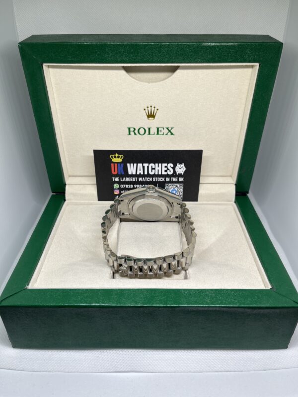 Rolex Day-Date ‘Ice Blue' Platinum Dial Stainless Steel 40mm (7)