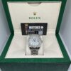 Rolex Day-Date ‘Meteorite' Dial RBR Diamond Bezel Stainless Steel 40mm (1)