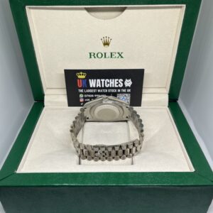 Rolex Day-Date ‘Olive' Dial RBR Diamond Bezel Stainless Steel 40mm (7)
