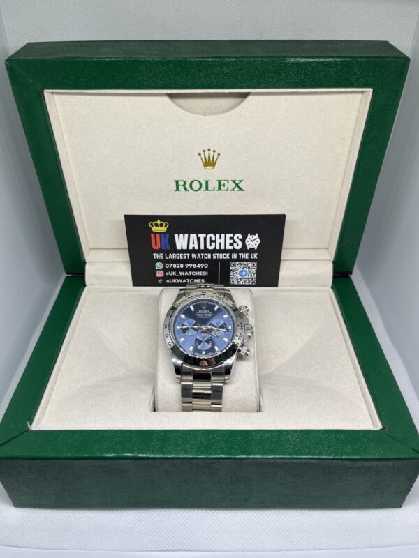 Rolex Daytona Blue Dial Stainless Steel 40mm (1)