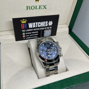 Rolex Daytona Blue Dial Stainless Steel 40mm (3)