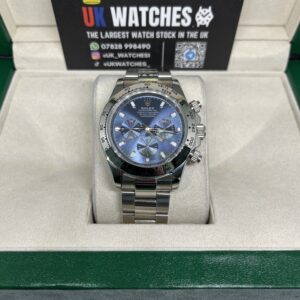 Rolex Daytona Blue Dial Stainless Steel 40mm (4)