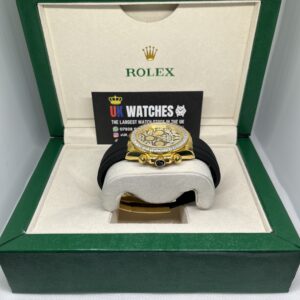 Rolex Daytona ‘Eye Of The Tiger' Diamond Pave Dial TBR Diamond Bezel Limited Edition Oysterflex Yellow Gold 40mm (6)