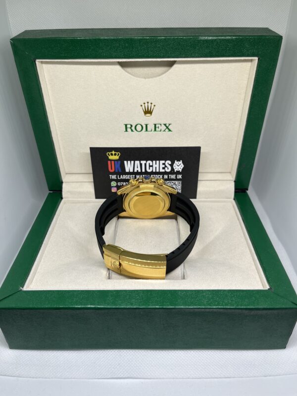 Rolex Daytona ‘Eye Of The Tiger' Diamond Pave Dial TBR Diamond Bezel Limited Edition Oysterflex Yellow Gold 40mm (7)