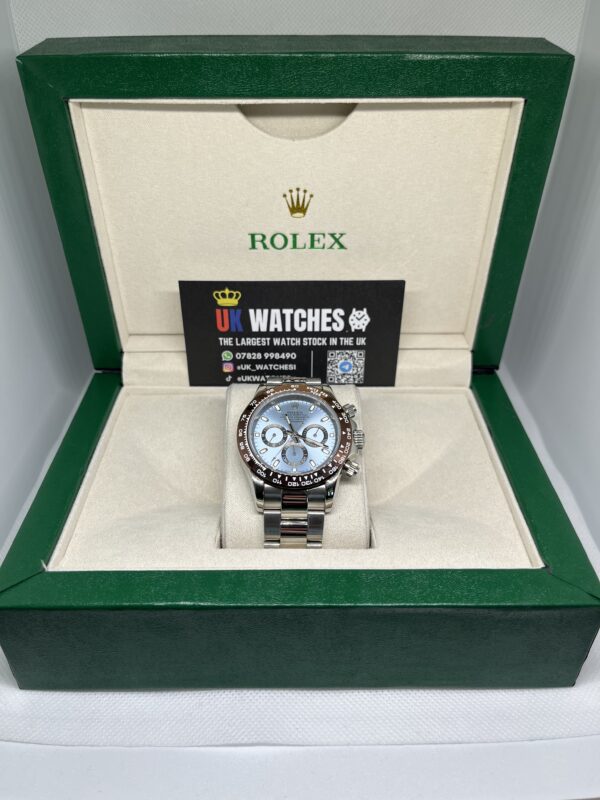 Rolex Daytona ‘Ice Blue' Platinum Dial Stainless Steel 40mm (1)