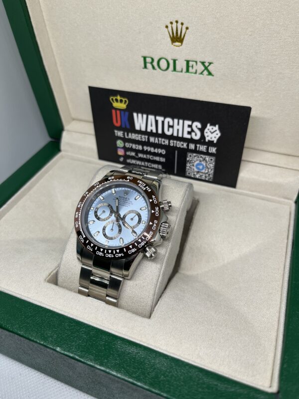 Rolex Daytona ‘Ice Blue' Platinum Dial Stainless Steel 40mm (2)