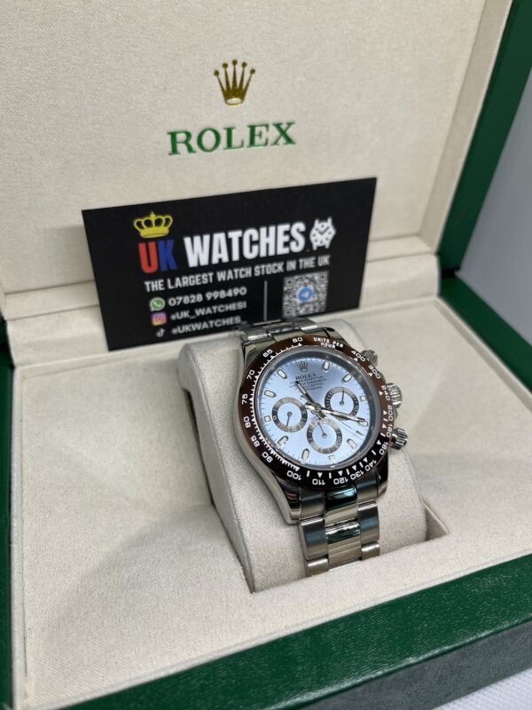 Rolex Daytona ‘Ice Blue' Platinum Dial Stainless Steel 40mm (3)