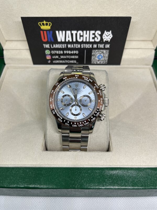 Rolex Daytona ‘Ice Blue' Platinum Dial Stainless Steel 40mm (4)