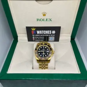 Rolex GMT-Master II Black Dial Full Yellow Gold 41mm (1)