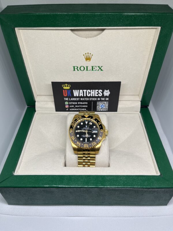 Rolex GMT-Master II Black Dial Full Yellow Gold 41mm (1)