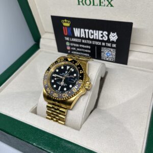 Rolex GMT-Master II Black Dial Full Yellow Gold 41mm (2)
