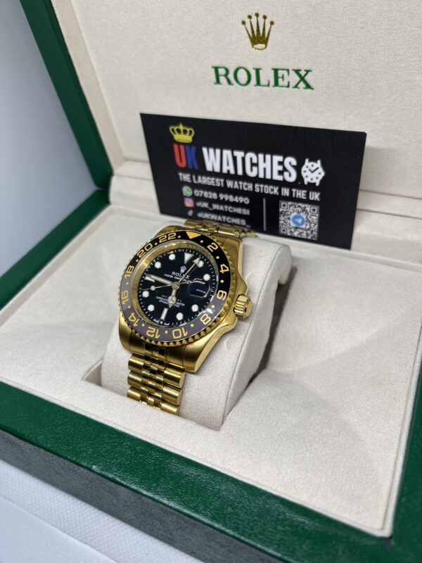 Rolex GMT-Master II Black Dial Full Yellow Gold 41mm (2)