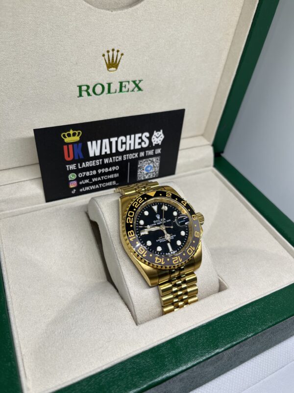 Rolex GMT-Master II Black Dial Full Yellow Gold 41mm (3)
