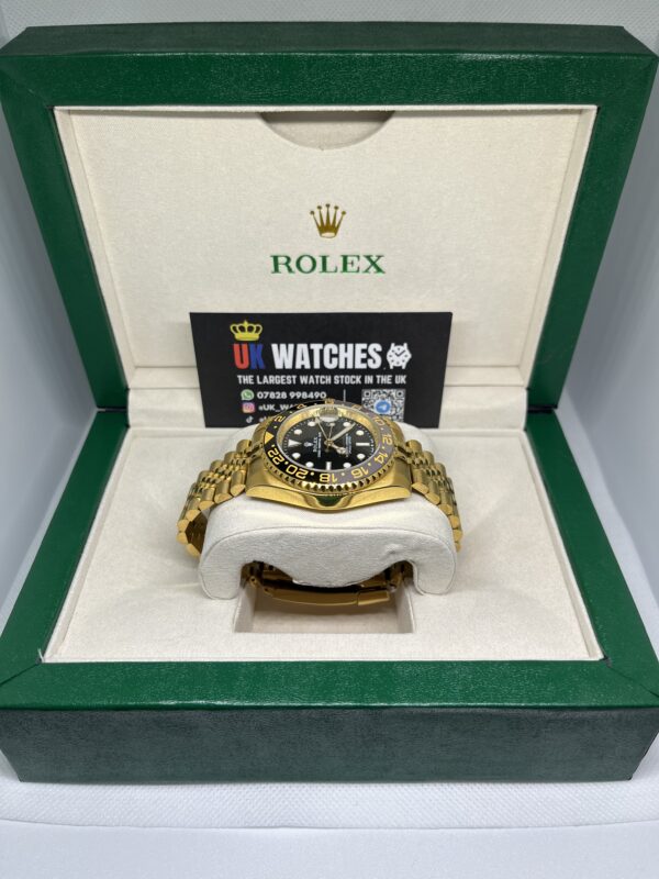 Rolex GMT-Master II Black Dial Full Yellow Gold 41mm (5)