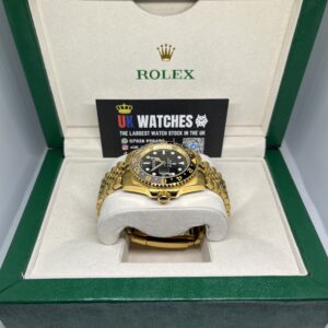 Rolex GMT-Master II Black Dial Full Yellow Gold 41mm (6)