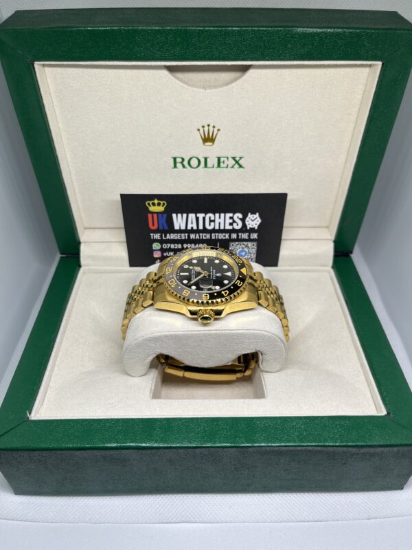 Rolex GMT-Master II Black Dial Full Yellow Gold 41mm (6)