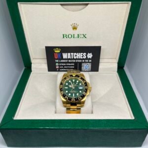 Rolex GMT-Master II Green Dial Full Yellow Gold 41mm (1)
