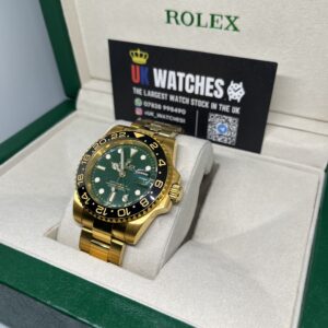 Rolex GMT-Master II Green Dial Full Yellow Gold 41mm (2)