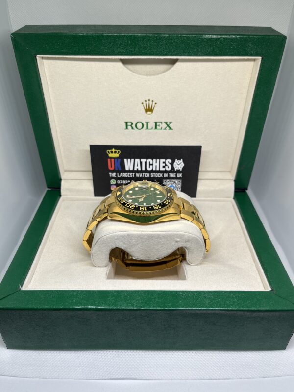 Rolex GMT-Master II Green Dial Full Yellow Gold 41mm (5)