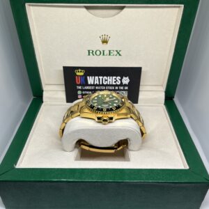 Rolex GMT-Master II Green Dial Full Yellow Gold 41mm (6)