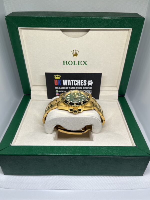 Rolex GMT-Master II Green Dial Full Yellow Gold 41mm (6)