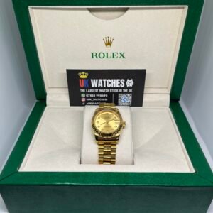 Rolex Lady Datejust ‘Champagne' Diamond Dial Full Yellow Gold Presidental 31mm (1)