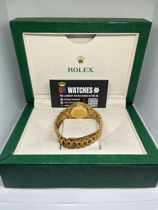 Rolex Lady Datejust ‘Champagne' Diamond Dial Full Yellow Gold Presidental 31mm (7)