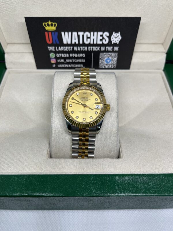 Rolex Lady Datejust ‘Champagne' Diamond Dial Yellow Gold Bi-Metal 31mm (4)