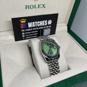Rolex Lady Datejust Green Dial Stainless Steel 31mm (3)