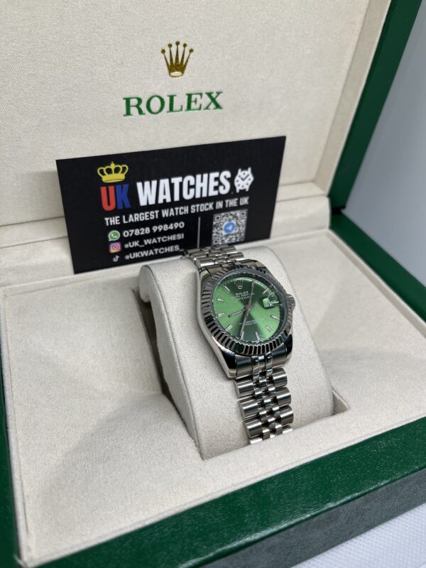 Rolex Lady Datejust Green Dial Stainless Steel 31mm (3)