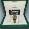 Rolex Lady Datejust Green Diamond Dial Full Yellow Gold Presidental 31mm (1)