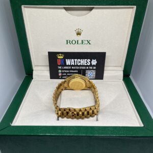 Rolex Lady Datejust Green Diamond Dial Full Yellow Gold Presidental 31mm (7)