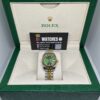 Rolex Lady Datejust Green Diamond Dial Yellow Gold Bi-Metal 31mm (1)