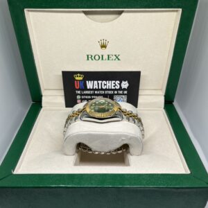 Rolex Lady Datejust Green Diamond Dial Yellow Gold Bi-Metal 31mm (5)