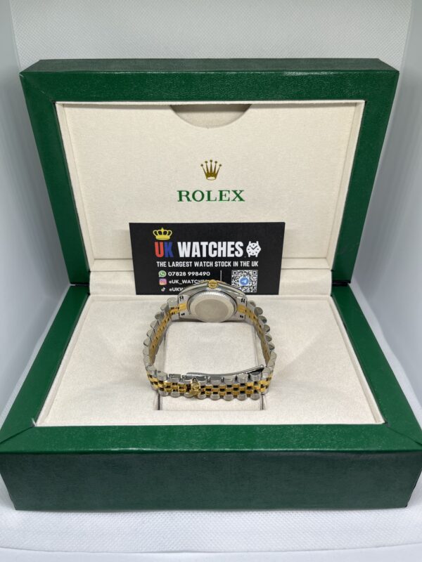 Rolex Lady Datejust Green Diamond Dial Yellow Gold Bi-Metal 31mm (7)