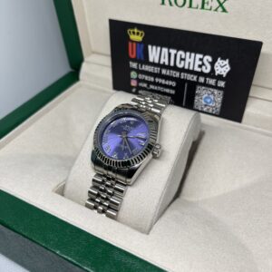 Rolex Lady Datejust Purple Roman Numeral Dial Stainless Steel 31mm (2)