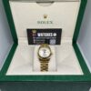 Rolex Lady Datejust White Diamond Dial Full Yellow Gold Presidental 31mm (1)