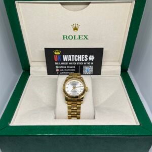 Rolex Lady Datejust White Diamond Dial Full Yellow Gold Presidental 31mm (1)