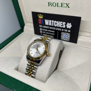 Rolex Lady Datejust White Diamond Dial Yellow Gold Bi-Metal 31mm (2)