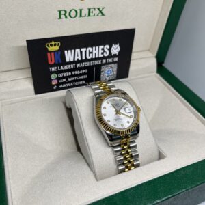 Rolex Lady Datejust White Diamond Dial Yellow Gold Bi-Metal 31mm (3)