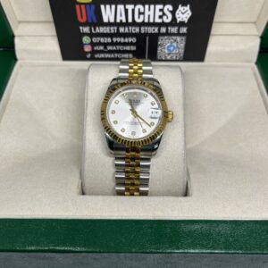 Rolex Lady Datejust White Diamond Dial Yellow Gold Bi-Metal 31mm (4)