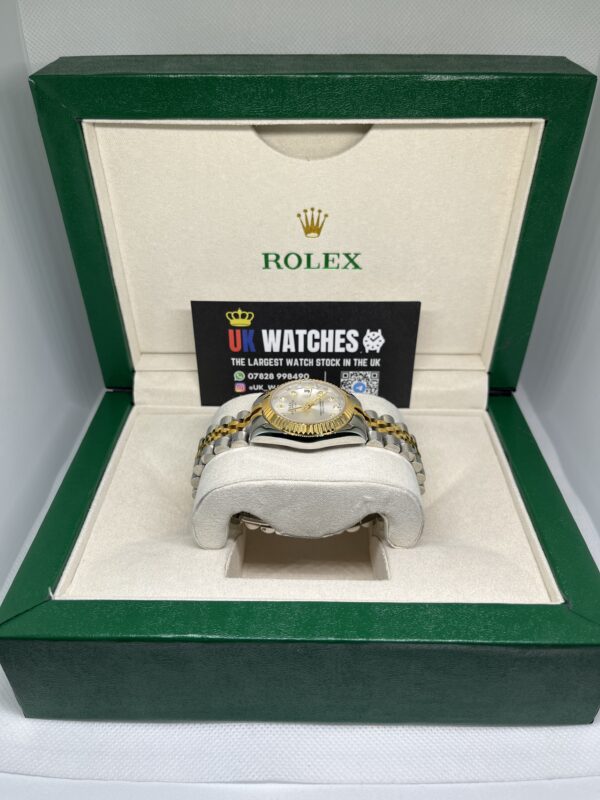 Rolex Lady Datejust White Diamond Dial Yellow Gold Bi-Metal 31mm (5)