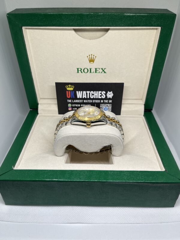 Rolex Lady Datejust White Diamond Dial Yellow Gold Bi-Metal 31mm (6)